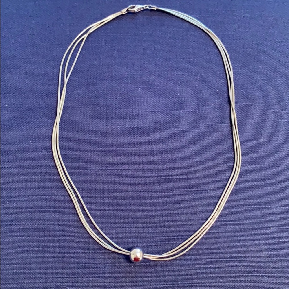 Silver necklace